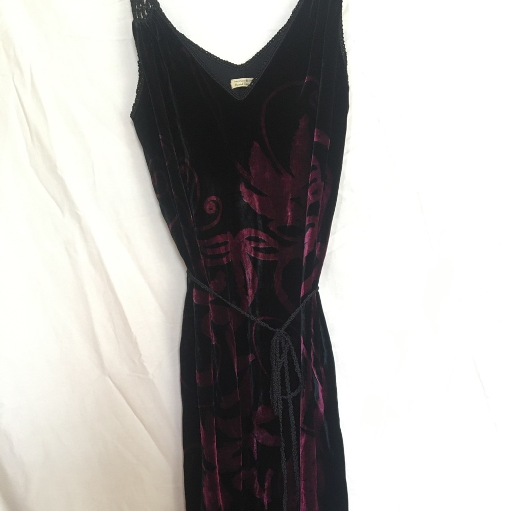 Max Studio Special Edition Velvet Slip Dress